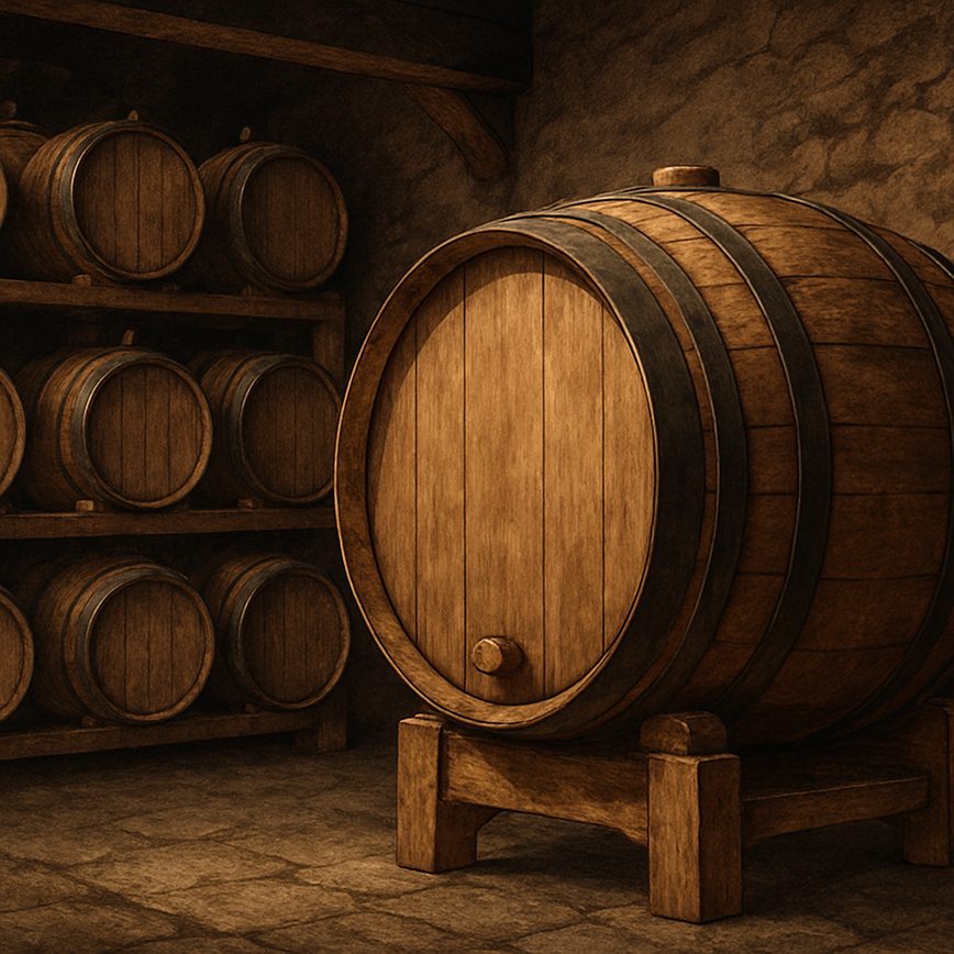 Aging Wine in Oak Barrels