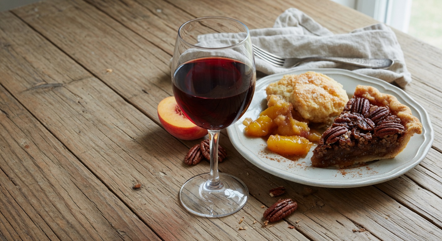 Wine and Southern Desserts