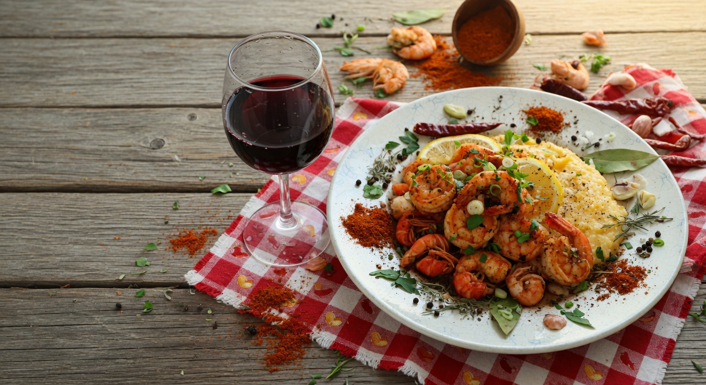 Wine and Cajun Cuisine Pairing
